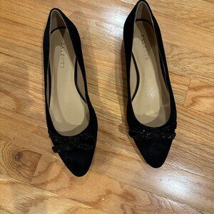 Black dressy flats